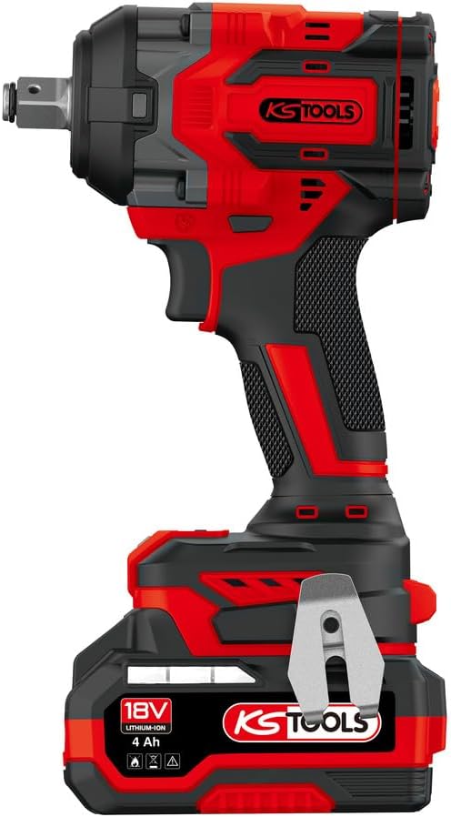 KS Tools 515.4710F mini clé à chocs sans fil Brushless 18V - Couple 850 Nm avec 2 batteries 4Ah et coffret