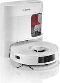 Bosch Spotless BCRD1W Robot Aspirateur Laveur - Aspiration 11000 Pa avec Serpillière Statique - Navigation Smart Vision Infrarouge et Application Home Connect