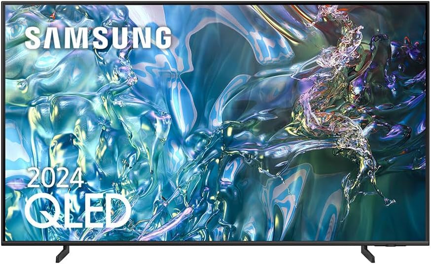 Samsung 55Q60D Smart TV QLED 55 pouces 2024 - Écran 4K avec plus de 1 milliard de couleurs - SmartThings pour maison connectée - Wi-Fi Bluetooth Ethernet HDMI USB