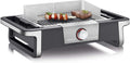 SEVERIN SENOA BOOST PG 8113 barbecue électrique - Puissance 3000 W avec BoostZone jusqu'à 500 degrés Celsius - Usage intérieur extérieur - Inox noir 41 x 62 x 25 cm
