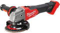 Milwaukee M18 FSAG 125X-0 meuleuse d'angle sans fil - Alimentation 18 V et puissance annoncée 1200 W - Pour disque 125 mm - Rouge noir argent sans batterie ni chargeur