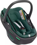 Maxi Cosi Coral 360 i-Size Siège Auto Bébé Pivotant - Nacelle Ultra Légère 0 à 12 Mois 40 à 75 cm - Rotation Une Main Protection G-CELL Essential Green