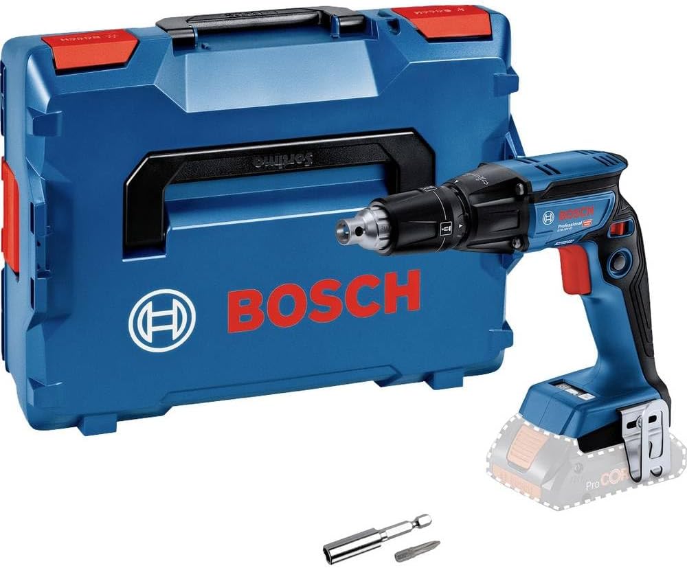 Bosch Professional GTB 18V-45 visseuse plaquiste sans fil - Système 18 V lithium-ion - Vitesse jusqu'à 4500 tr par minute et couple 5,2 Nm - Avec coffret L-BOXX