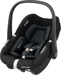 Maxi-Cosi Pebble S i-Size siège auto bébé - Pour 40 à 83 cm de la naissance à 15 mois - Protection G-CELL et coussin réducteur - Tonal Black jusqu'à 13 kg Click and Go