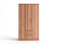Armoire-panneaux de bois-118x50x186 cm-marron clair-moderne