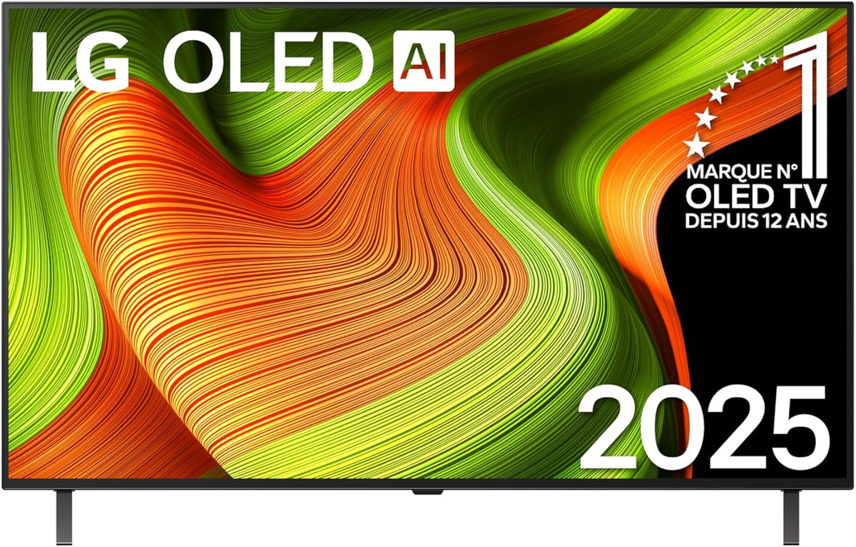 LG OLED TV OLED48B5 48 pouces 2025 - Téléviseur OLED 4K AI avec processeur α8 AI 4K Gen2 - Dolby Vision Dolby Atmos et Alexa