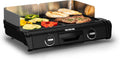 Barbecue électrique Family Grill - Utilisation intérieure et extérieure - Deux surfaces de cuisson indépendantes - Deux thermostats 2400 W