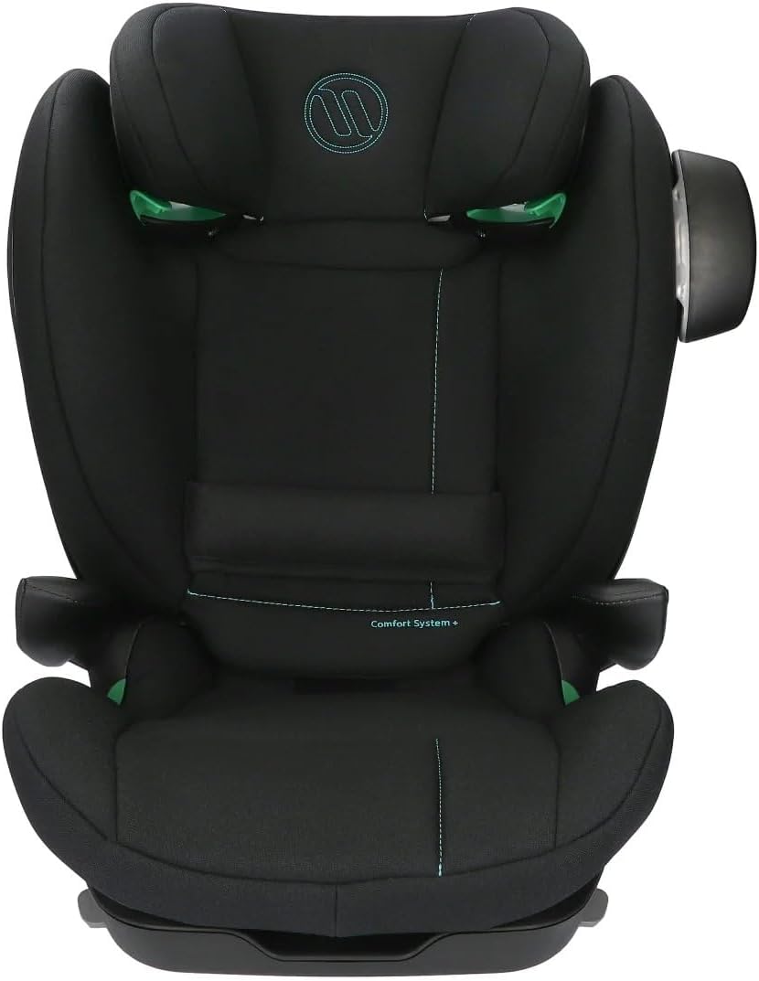 Avionaut MaxSpace Smart Comfort System Plus siège auto - Pour enfants de 100 à 150 cm - Dossier inclinable et conception ergonomique - Black jusqu'à 50 kg pour longs trajets