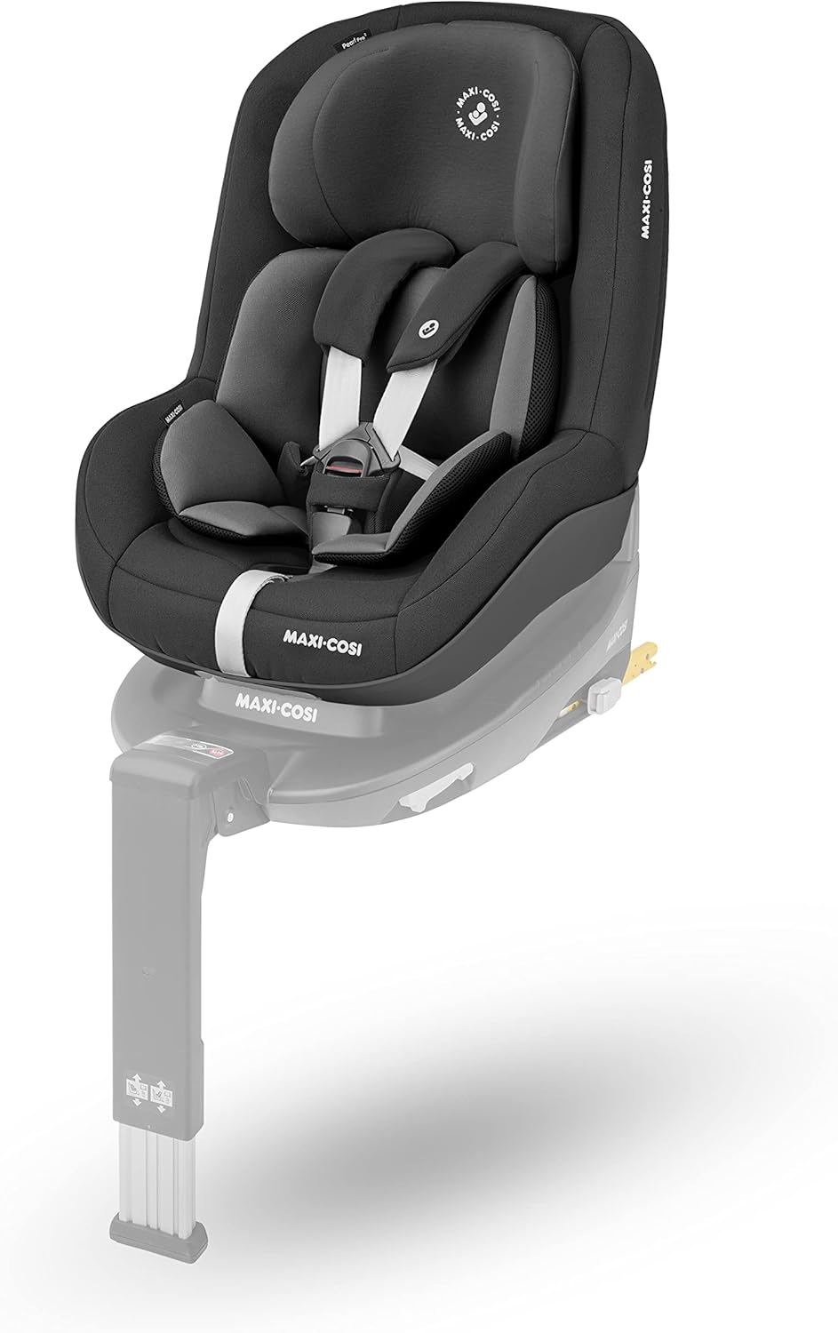 Maxi-Cosi Pearl Pro2 i-Size siège auto enfant - Pour 67 à 105 cm de 6 mois à 4 ans - Installation ISOFIX dos ou face à la route - Authentic Black jusqu'à 18,5 kg