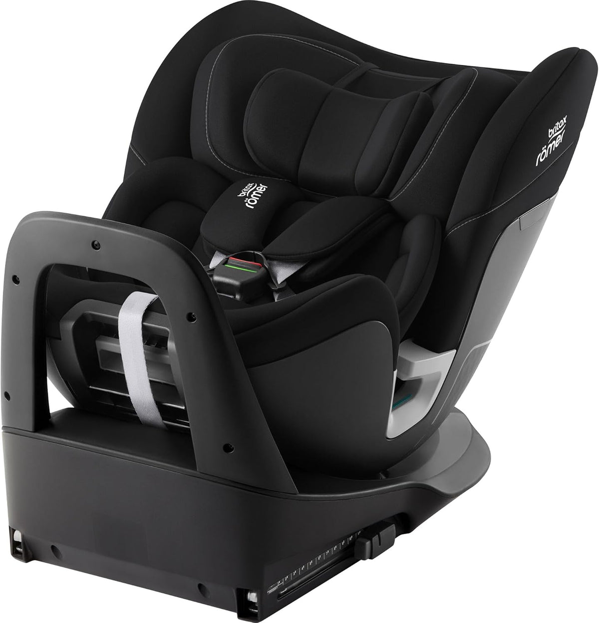 BRITAX RÖMER RIDER Siège Auto Enfant i-Size ISOFIX - De la Naissance à 7 Ans 40 à 125 cm - Jambe de Force et Harnais Convertible Space Black