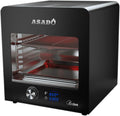 ARDES ARBEEF01 Asado Grill électrique infrarouge professionnel - Grill fonte 1800 W - 6 niveaux de cuisson compact noir