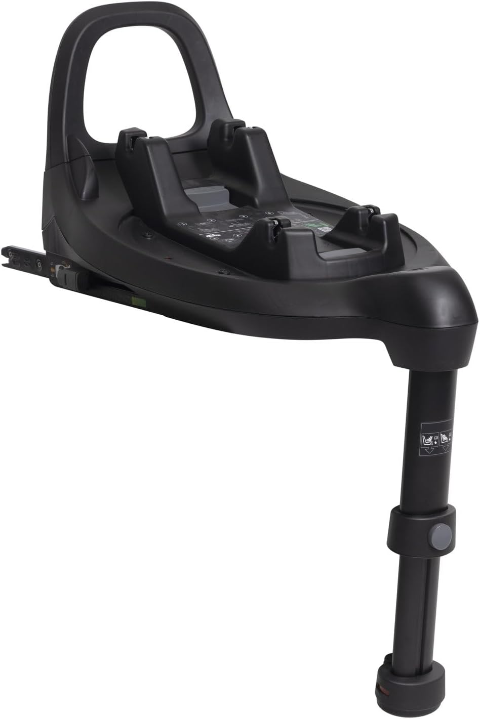 Chicco Base 360° i-Size pour Siège Auto Kory i-Size et Bi-Seat i-Size - Rotation 360° avec Connecteurs ISOFIX et Jambe de Force - Base Auto Bébé Noir