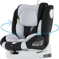 Babify Onboard i Size Siège Auto Pivotant 360° - Installation ISOFIX Groupe 0 1 2 3 - Siège Auto Bébé et Enfant 0 à 12 Ans jusqu'à 36 kg