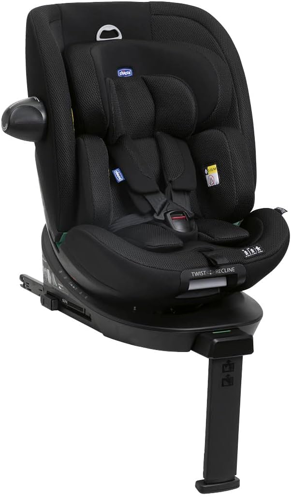Chicco Everone i-Size Siège Auto Évolutif avec Base ISOFIX - Rotation 360° et Inclinaison - Groupe 0 1 2 3 de 0 à 12 Ans jusqu'à 36 kg
