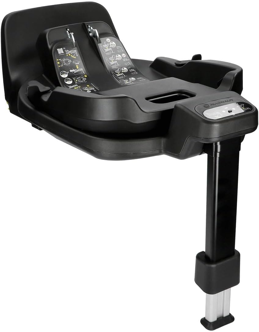 Avionaut IQ Orbit base ISOFIX pivotante - Rotation 270 degrés à une main - Compatible avec sièges Avionaut face avant et arrière - Noire dimensions 38 x 44 x 20 cm