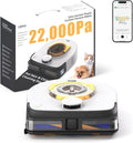 UBPET V10 Robot Aspirateur Laveur - Aspiration 22000 Pa pour Poils d'Animaux et Tapis - Navigation LiDAR avec Contrôle Application WiFi