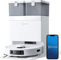 ECOVACS DEEBOT T30C Pro Omni robot aspirateur laveur - Aspiration 12800 Pa et ZeroTangle 2.0 - TruEdge vidange automatique séchage 45 degrés - Assistant YIKO autonomie 200 min