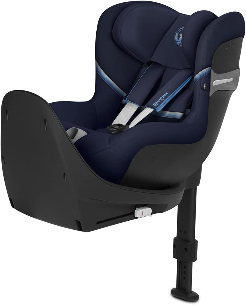 CYBEX Sirona S2 i-Size siège auto enfant - De 3 mois à 4 ans environ jusqu'à 18 kg - Compatible SensorSafe avec 12 hauteurs - Navy Blue polyester poids 14,3 kg