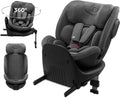 Kinderkraft XRIDER2 i-Size Siège Auto Bébé Évolutif - Rotation ISOFIX 360° de 40 à 125 cm - Utilisation 0 à 7 Ans avec Harnais 5 Points et Protections Latérales