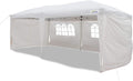 Goutime tonnelle pliante 3 x 6 m - Gazebo extérieur blanc avec murs amovibles - Tente réception acier allié étanche avec sac à roulettes