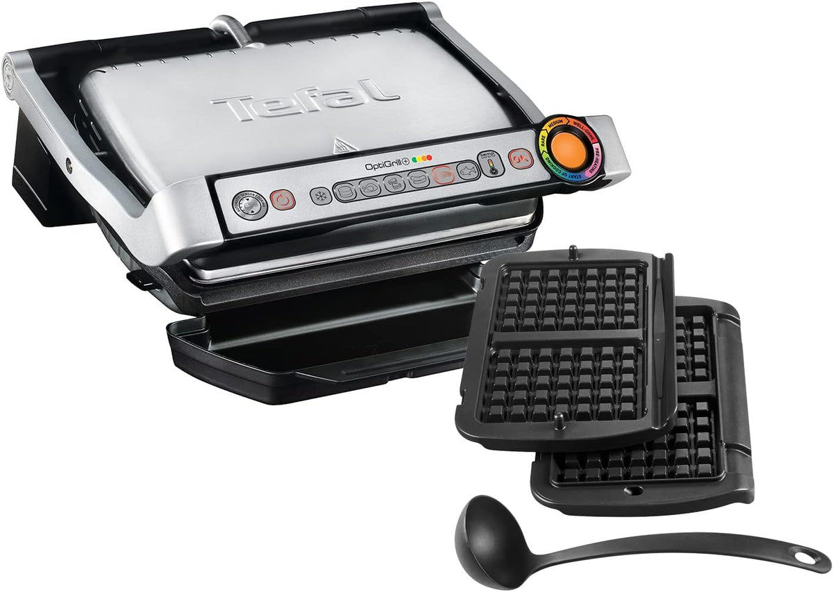Tefal GC716D12 Grill électrique de table - Plaques antiadhésives - Voyants de cuisson - Utilisation intérieure