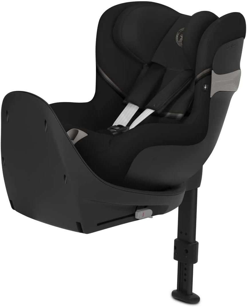 CYBEX Gold Sirona S2 i-Size Siège Auto Enfant Pivotant - Utilisation 3 Mois à 4 Ans - Harnais 5 Points et Compatible SensorSafe Moon Black