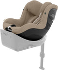 Cybex Sirona G i-Size Plus siège auto enfant - Finition Almond Beige avec structure plastique - Harnais 3 points pour installation en voiture - Jusqu'à 20 kg dimensions 71 x 44 x 75 cm