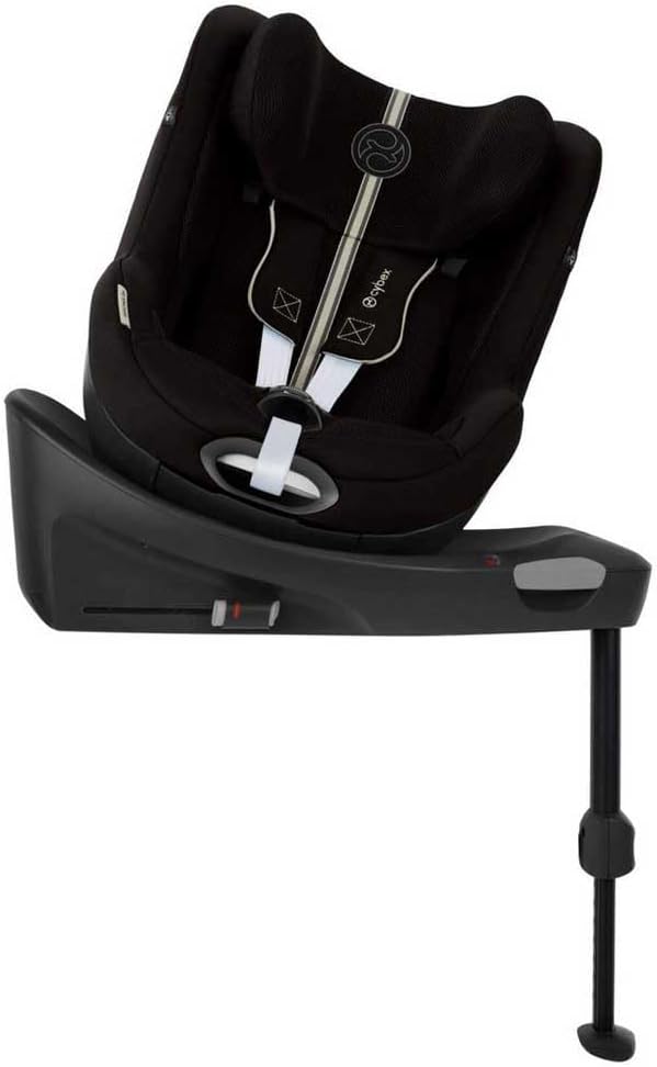 Cybex Sirona Gi Plus siège auto nourrisson - Insert nouveau né inclus NBInlay - Finition Moon Black et charge maximale 19 kg - Dimensions 71 x 75 x 44 cm poids 16,5 kg