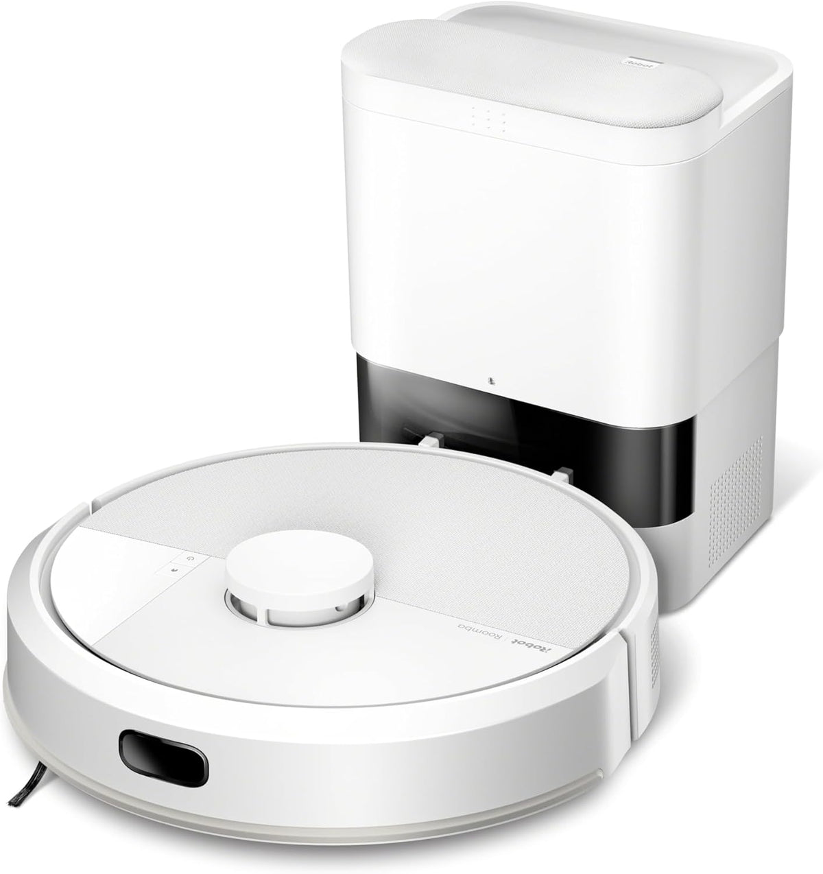 iRobot Roomba 105 Combo AutoEmpty Dock Robot Aspirateur Laveur 2 en 1 - Aspiration 7 kPa avec Navigation LiDAR - Détection Tapis et Zones Évitement