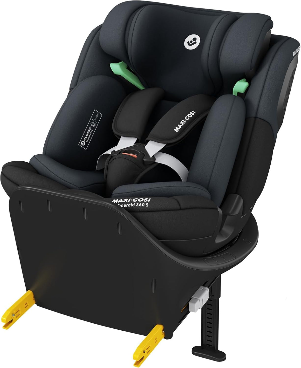 Maxi Cosi Emerald 360 S i Size Siège Auto Pivotant ISOFIX - Rotation FlexiSpin 360° et Protection G CELL - Pour Bébé et Enfant 0 à 12 Ans 40 à 150 cm