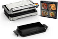 Tefal Optigrill 4 en 1 XL GC784D10 Grill électrique intelligent - Barbecue four repas complet - 9 programmes ouverture 180 degrés