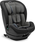 Inglesina Caboto i-Size Siège Auto Enfant ISOFIX - De 15 Mois à 12 Ans 76 à 150 cm - Réglage Hauteur 9 Positions Vulcan Black