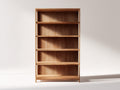 Bibliothèque - bois - 86x35x190 cm - chêne clair - naturel