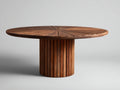Table de jardin - bois d'acacia - 140x140x76 cm - brun foncé - style contemporain